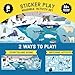 Mudpuppy Arctic Life - Sticker Play Reusable Activity Kit Featuring Fun Illustrations of Arctic Animals for Children Ages 3 and Up