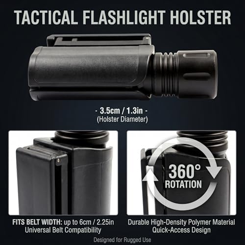 Support compact pour lampe torche 40,6 cm idéal pour le camping - 6
