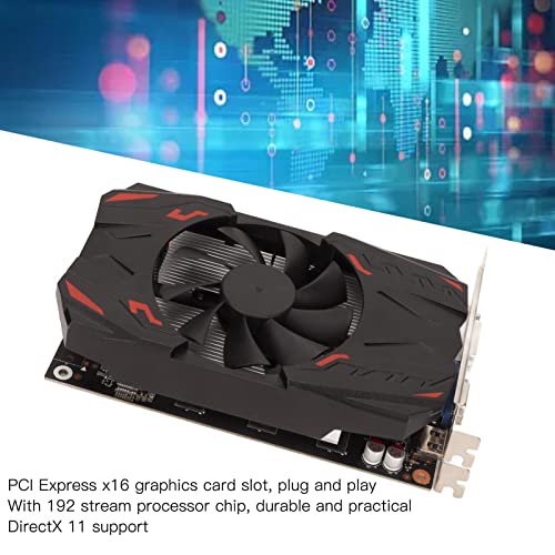 Image of Septpenta GTX550TI 1GB Graphics Card, GDDR5 128Bit 900MHz PCI Express X16 1.1 192 Stream Processor Chip Desktop Graphics Card, Independent Power Suuply Direct X 11 for Computer PC