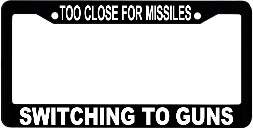 Wings Aviation Switching to Guns License Plate Frame