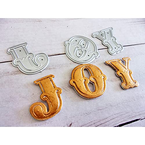 26 Big Art Capital Letter Cutting Dies Words 6.3X6.3Inches Alphabet Stencil Diy Scrapbooking Gift Card Decorative Craft Embossing Die-Cuts #TOP13