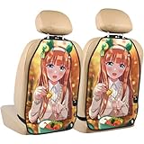シートバックポケットウマ娘 サイレンススズカ 2枚セット 車用収納ポケット カー用品 キックガード 防水防汚 多機能 大容量 荷物入れ お手入れ簡単 取り付け簡単 子供キック対策67*47cm
