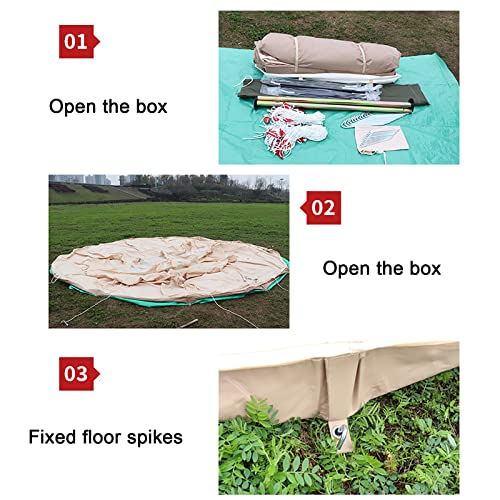 Carpa retro GeRRiT para 8-10 personas impermeable miniatura 4