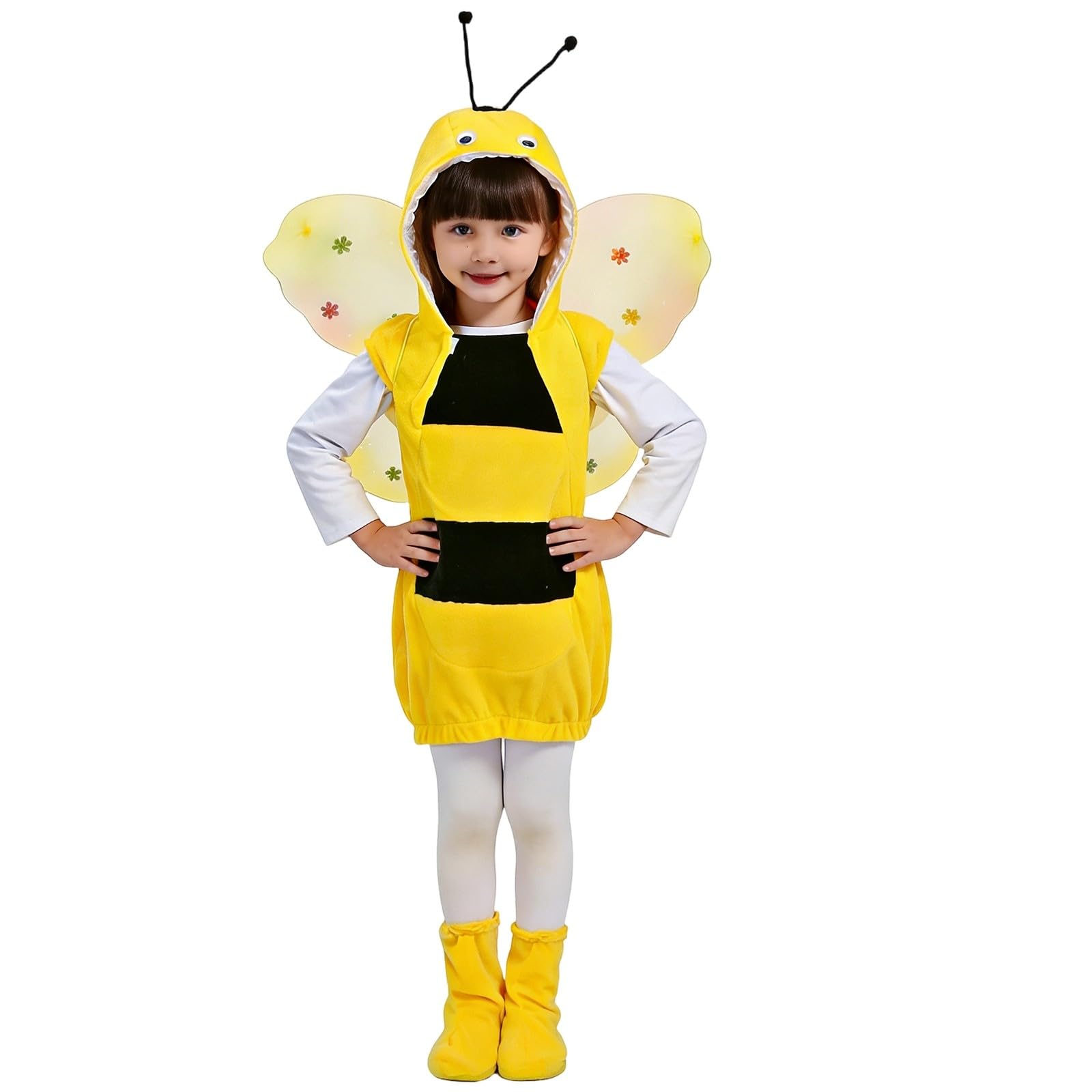 Tierkostüm Kinder Biene Cosplay Set Fühler Flügel Für Jungen Mädchen 2 9 Jahre Perfekt Für Fasching Mottoparty Bühne Biene Kostüm Kinder