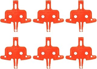 Bicycle Brake Pad Spacer, 6Pcs Bicycle Brake Spacer Disc Bike Disc Brakes Pads Bike Disk Brake Spacer Bike Brake Pads,Hydraulic Bicycle Disc Brake Pads Spacer,Mountain Road Bike Disc Brakes Parts