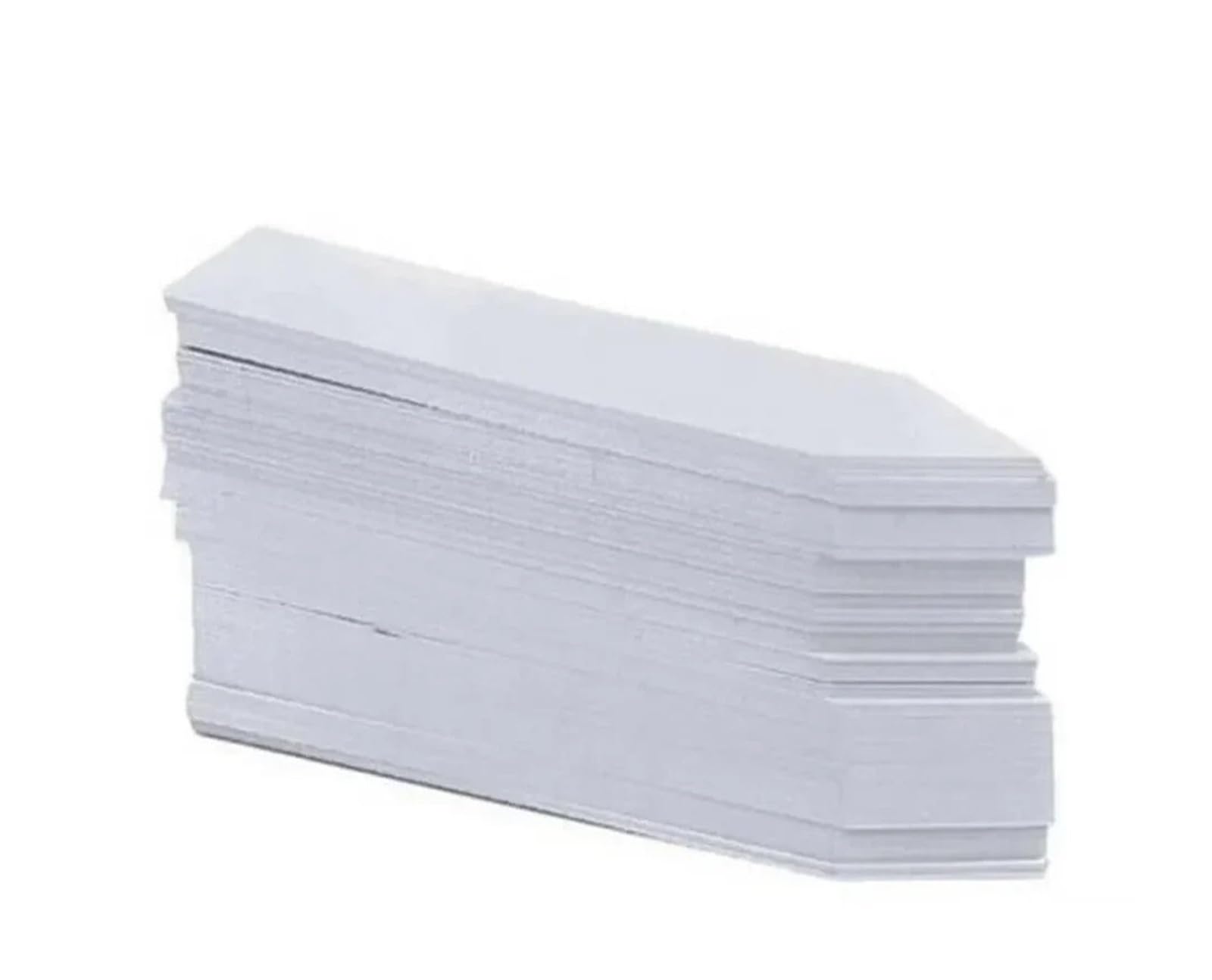 100 sztuk plastikowych etykiet na rośliny Łatwe wkładanie | Wodoodporne markery ogrodowe 5x1cm do warzyw, kwiatów, doniczek do użytku wewnątrz i na zewnątrz