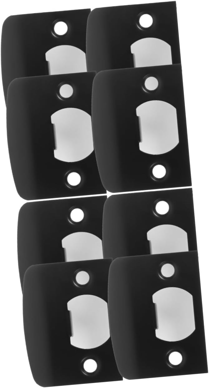 DOITOOL 8 Set Piastre Chiusura per Serrature Inossidabili per Porte Facile Installazione per Chiavi