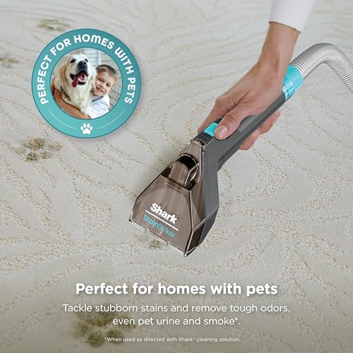 Image of Shark StainStriker Portable Spot & Stain Cleaner, 2 Tools, PX221BRN | For Carpet, Upholstery & Rugs, Stain & Odor Remover, Deep Clean Pro & OXY Formulas, Self-Clean, 3.5 inch Stain & Crevice Tools