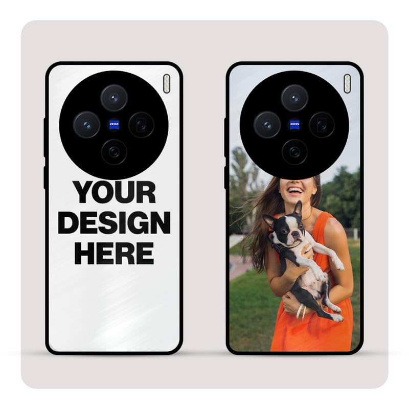 Image of Personalized Back Cover for Vivo X200T | Custom Case with Name, Photo or Logo | PrintShield Hybrid with Soft TPU Grip & Scratch Protection