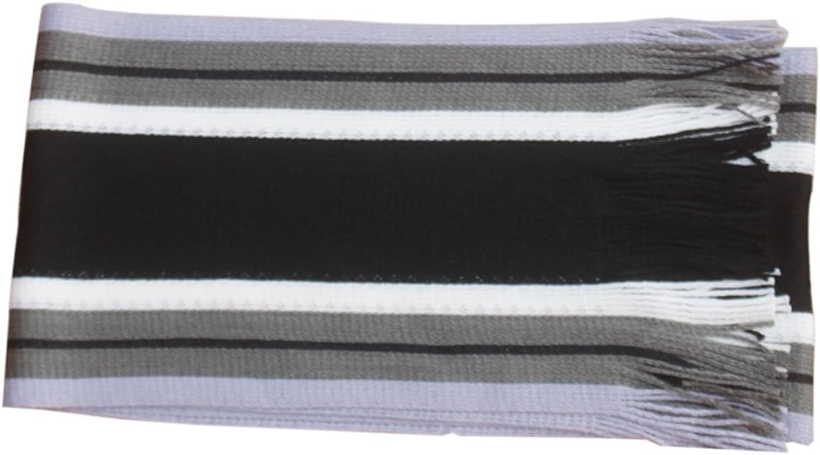 Men Scarf Long Cotton Stripe Winter Scarf for Men Xmas