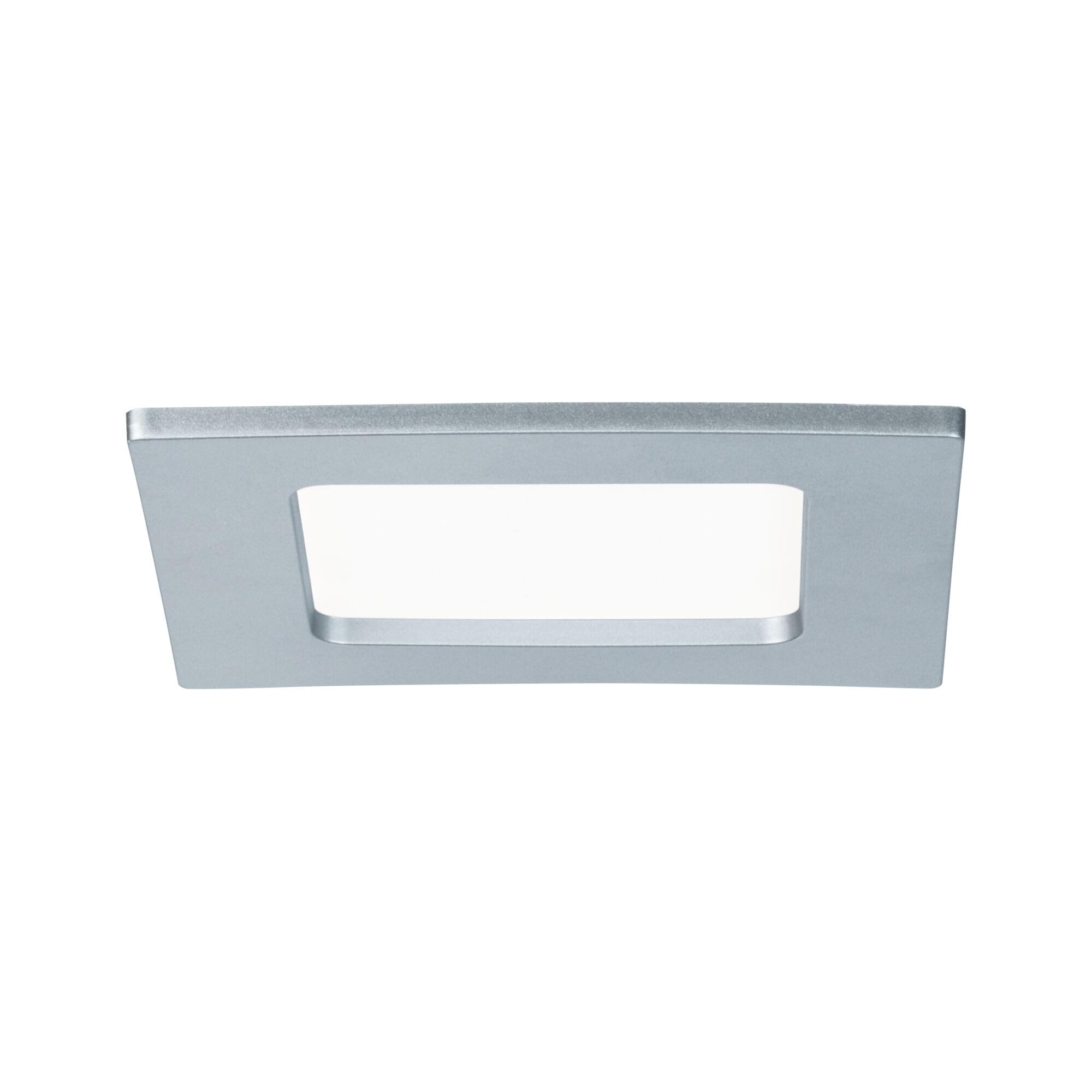 Paulmann 92076 Quality RL Set Panel Angular LED 1x6W 40 00K 230V 115x115mm chr met/Plastic