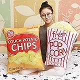 zcm Juguete de Peluche 2 Piezas Chips De Palomitas De Maíz Papas Fritas Cola Juguete De Peluche Triver Muñeca De Peluche Cojín Sofá Cojín Bar Restaurante Decoración para El Hogar Regalo Artesanal