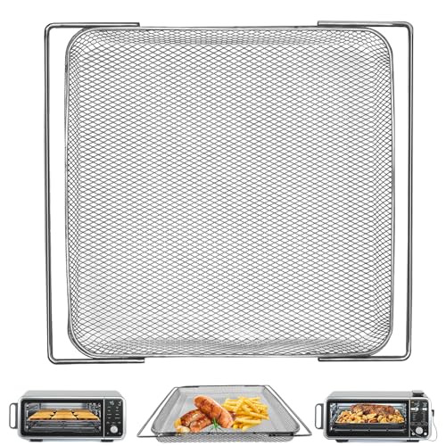 Gwyxc Air Fryer Accessories For Ninja Foodi 13 In 1 Sp351 Sp301 Sp201 Air Fry Countertop Toaster Oven, 13.5''×12.3'' Air Fryer Replacement Parts Basket Wire Rack Roasting Steamer Grill Racks Tray