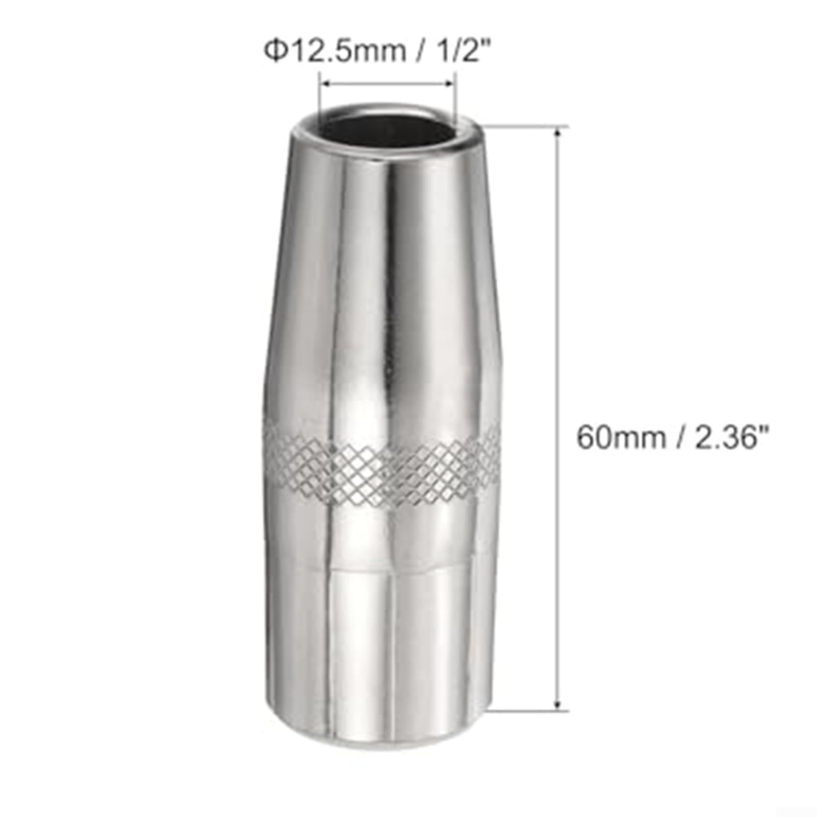 5 ugelli conici per saldatura MIG da 30,5 cm, 250 l, per Pro Curve 200, ugelli per gas in rame KP2742-1-50R