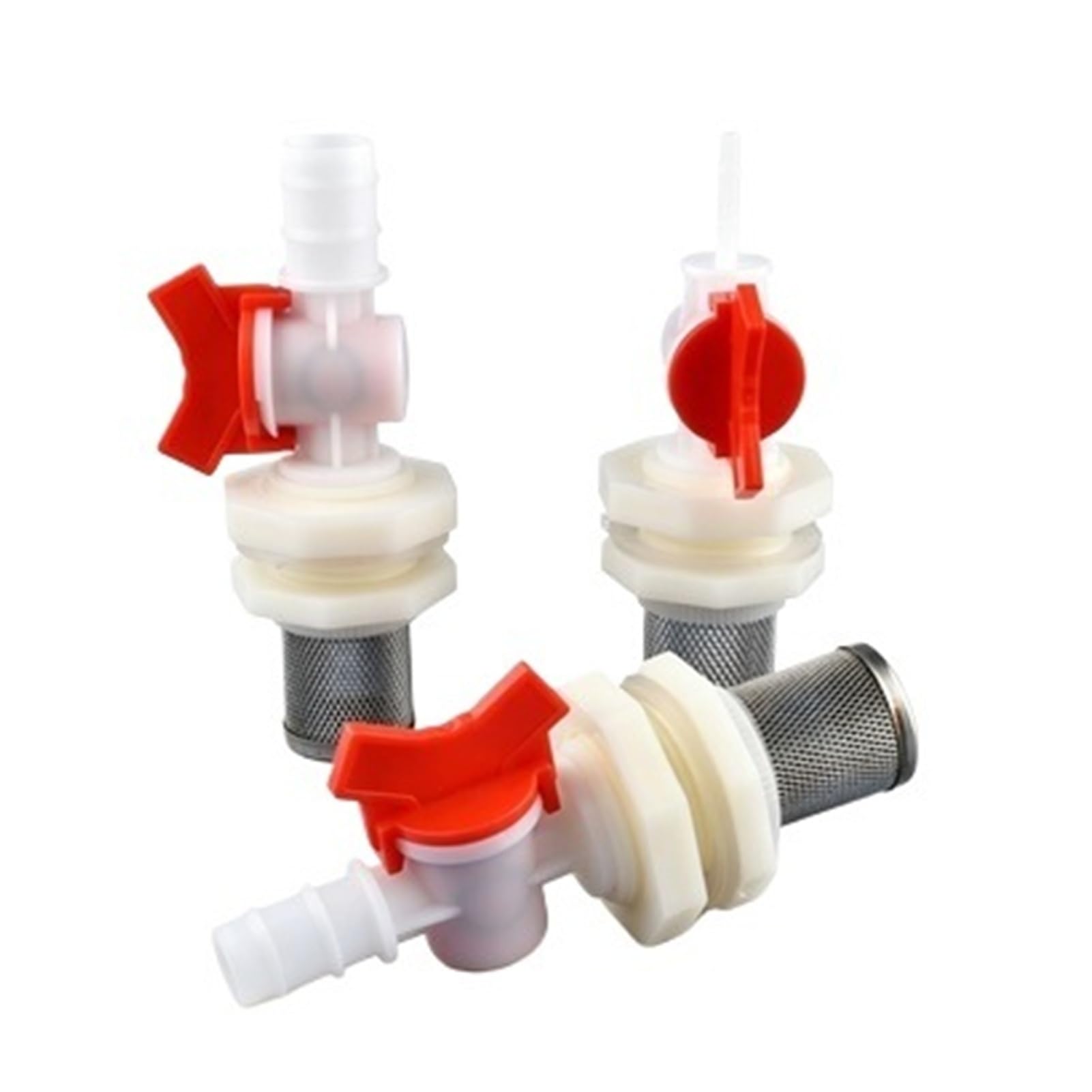 '1~20 Ensembles G3/4 À 4 25mm Connecteur De Récipient D'eau Ensemble Filtre Valve Joint D'aquarium Tuyau D'irrigation Jardin Piscine'(G3I4-10mm,5 Sets)