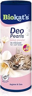 Biokat's Deo Pearls Baby Powder - Streuzusatz mit Duft für Frische und feste Klumpen in der Katzentoilette - 1 Dose (1 x 700 g) product image