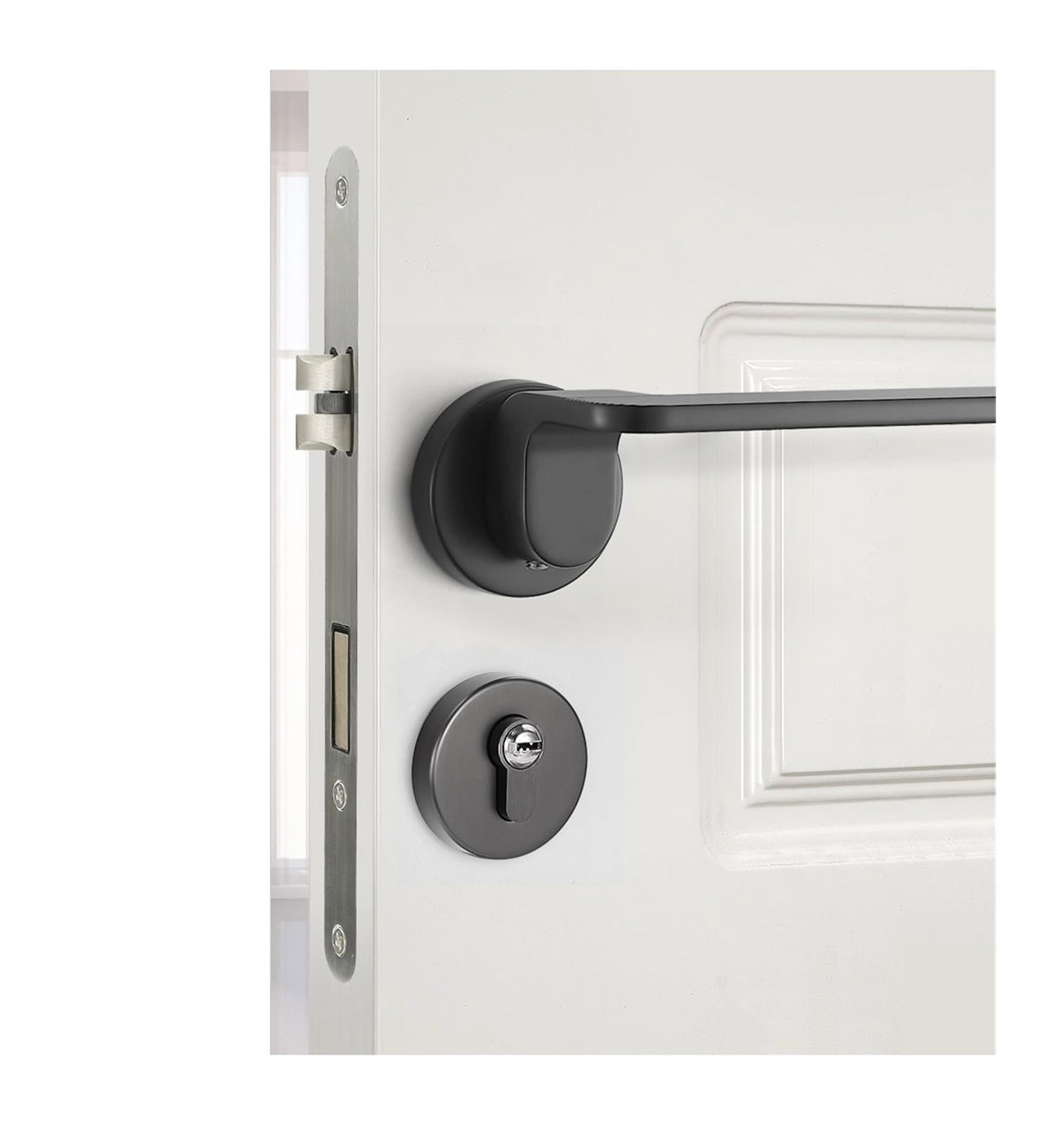 Serrure de porte de chambre magnétique poignée salle de bain