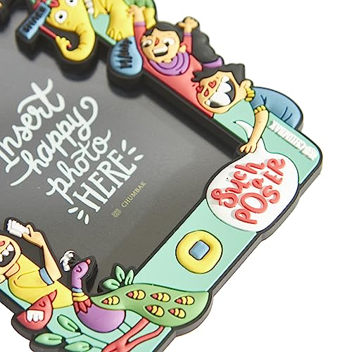 Image of Chumbak Bollywood Hero Magnet - Retro Indian Movie Poster Design, Quirky Refrigerator Decor, Magnetic Home Accessory & Gift for Film Lovers