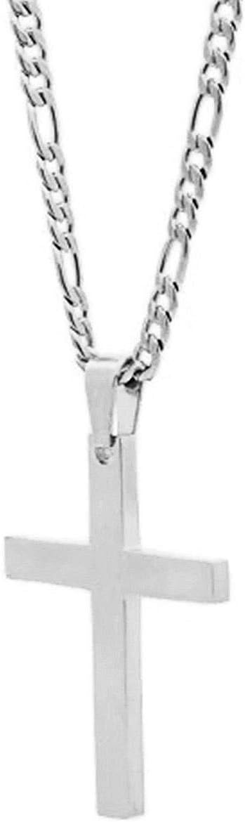 Q&S Jewels Men Women Gold Figaro Link Chain 4MM Fashion Jewelry Necklaces Stainless Steel 18K Plated,18~26 Inches