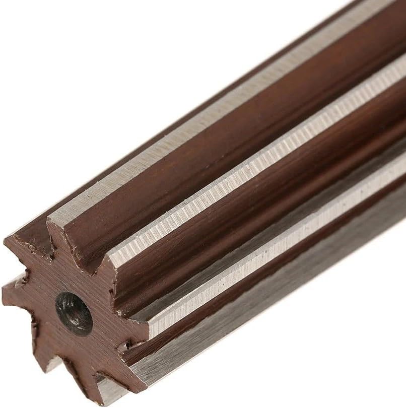 Drillforce Hand Reamers MT1/MT2/MT3/MT4/MT5 HSS Steel Fine/Rough-Edge Morse Taper Reamer for Milling Finishing Cutter Tool(MT5(Fine))