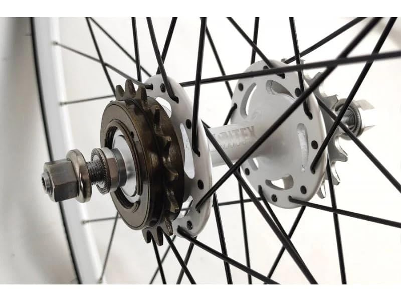 Roue arrière Single-Speed Santafixie 30 mm, avec chambre à air et couvercle - 700C