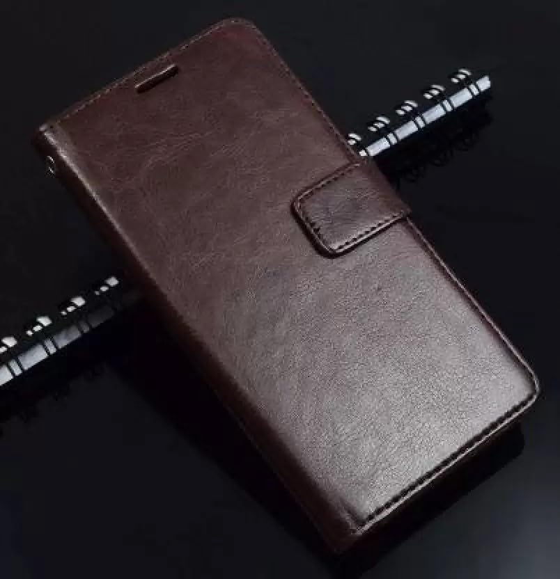 Image of amazon basics Realme 16 Pro Plus 5G Flip Cover | Card Pockets Wallet & Stand | Flip Cover for Realme 16 Pro Plus 5G (Coffee)