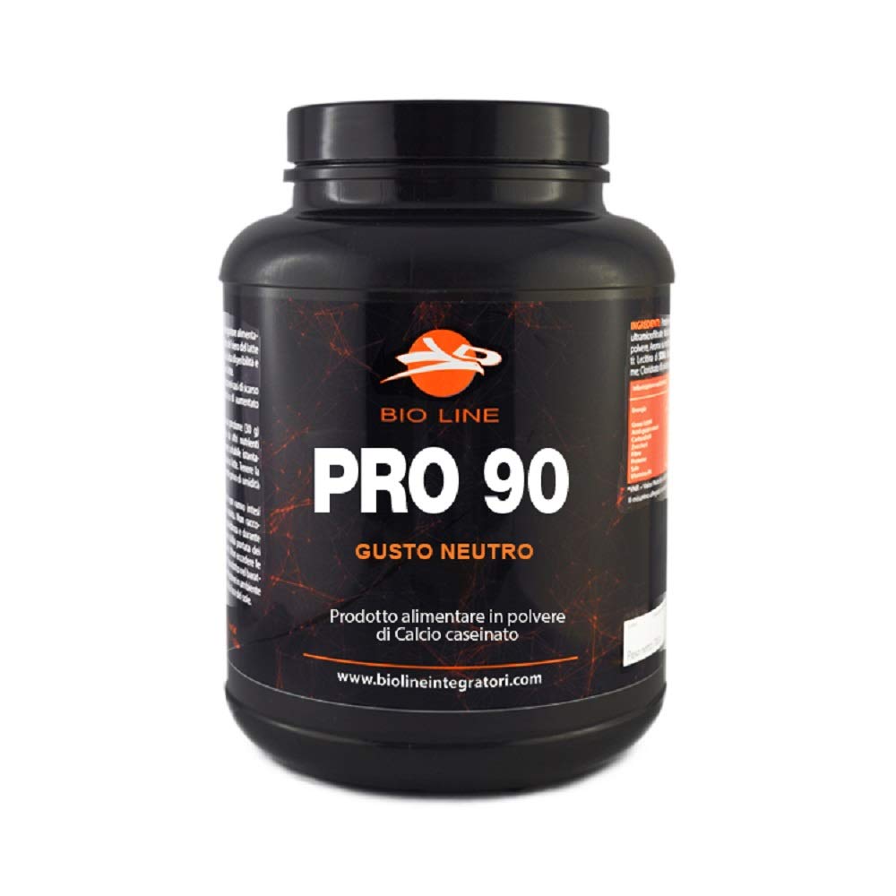 PRO 90 - Prodotto alimentare di Calcio Caseinato in polvere, 1 Kg (Gusto NEUTRO)