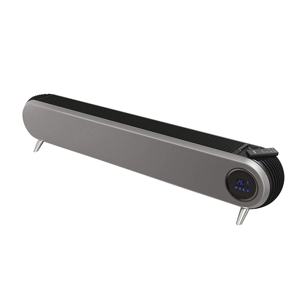 Heating Skirting Heater Natural Convection 2000w Power Household Floor Intelligent Temperature Control Remote Control Heater White Space Gray