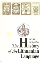 The History of the Lithuanian Language 5420013630 Book Cover