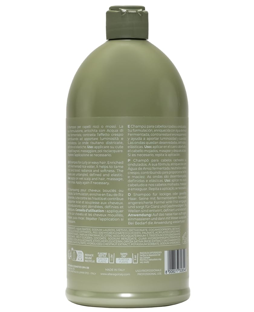 Alterego Curego Curly Shampoo 950ml - shampoing cheveux bouclés ou ondulés