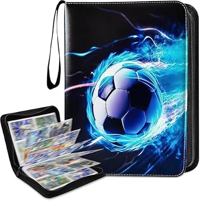 Álbum de Recortes de Fútbol,Libro de cromos de fútbol,Álbum de Fútbol Cartas,Álbums de Cartas de Fútbo,arpeta Fútbols Tarjetas,Tarjetero para Fútbo,50 Páginas con Capacidad para 400 Cromos | Ya disponible en tu tienda friki favorita! En mundofriki.es!