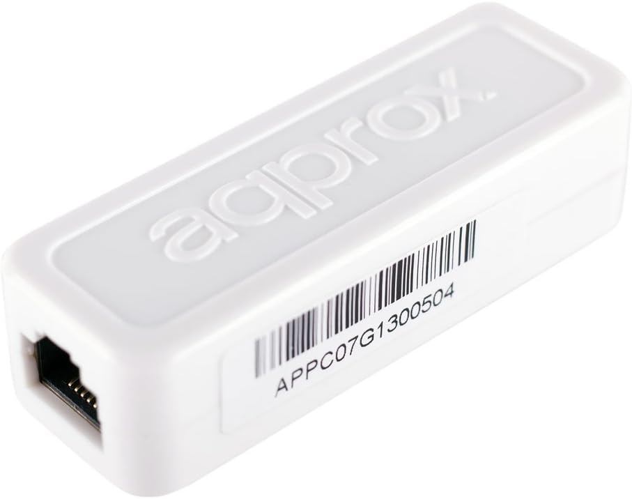 APPROX USB 3.0 to RJ45 Ethernet Gigabit 1000 Mbps Adapter - White