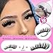 wiwoseo Spikes Lash Clusters with Bottom Lash Clusters Mega Volume Lashes Clusters Eyelash Extensions Wispy Eyelash Clusters Individual Lashes Spikes Manga Cluster Lashes with Spikes (5-21MM)