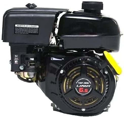 Lifan Power LF170F-BHQ 7 HP Horizontal Shaft Recoil Start Engine with 6:1 Gear Reduction ,Black