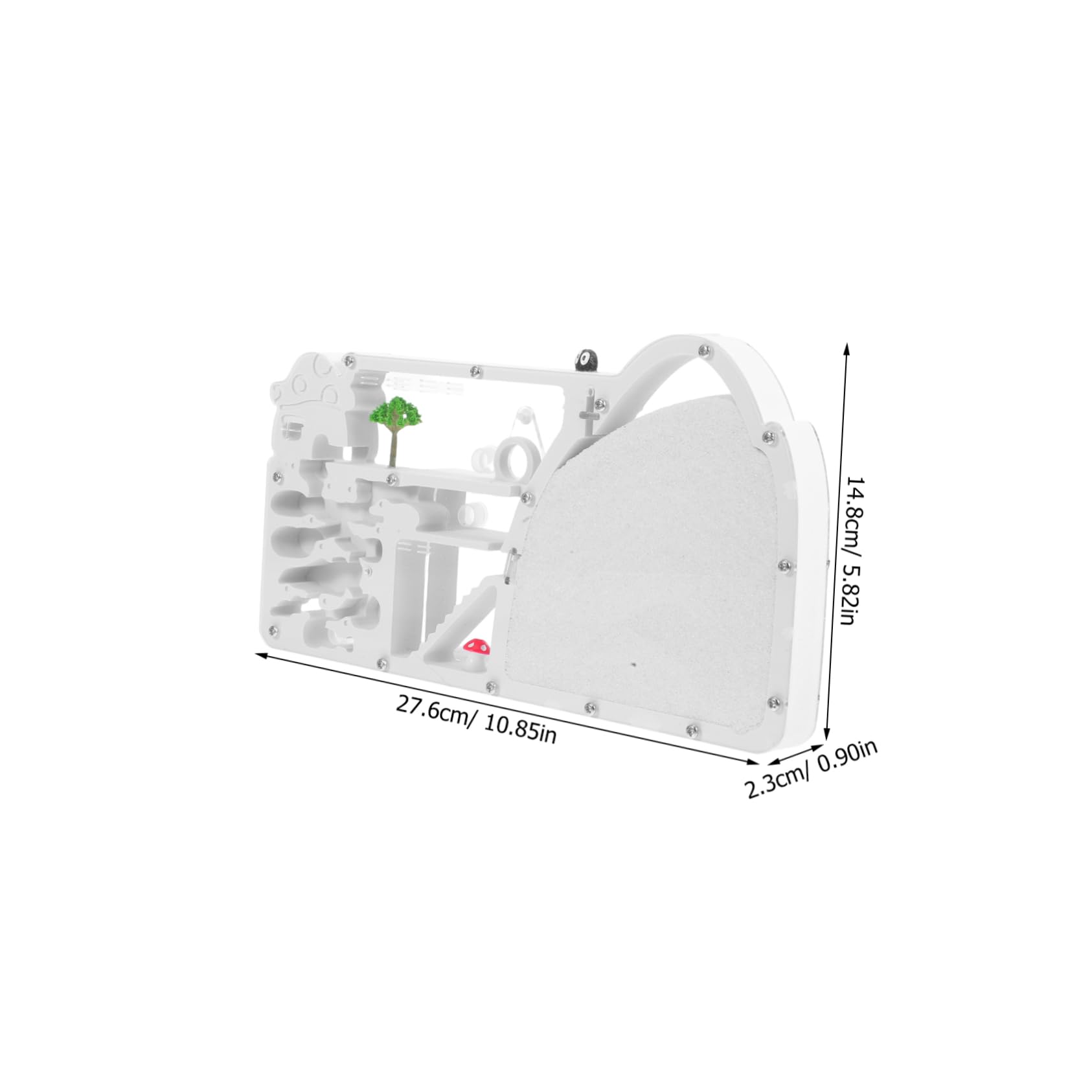 Castillo de Observación de Hormigas Abs Blanco para Niños | Refugio de Hormigas, Granja de Hormigas Trepadoras, Decoración Colegio, Kit Científico Interactivo