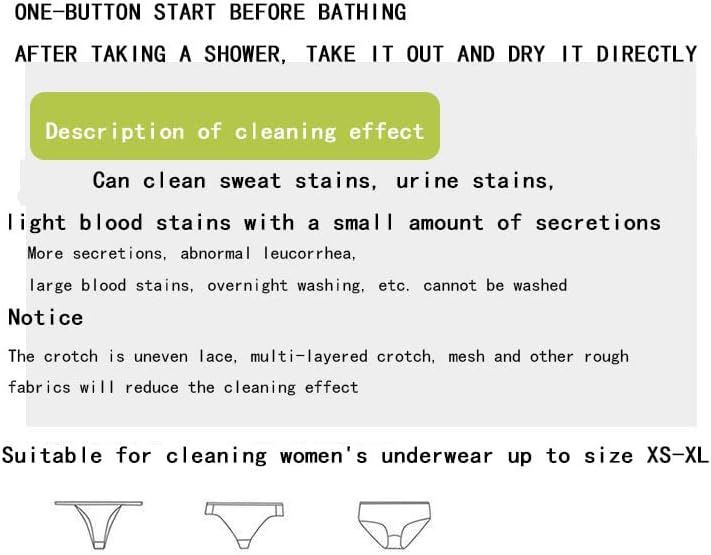 Miniatura 4 de Lavadora de ropa interior portátil, 0.2L automática de cocción y lavado a alta temperatura, lavadora de ropa interior de 73 W, lavadora pequeña para