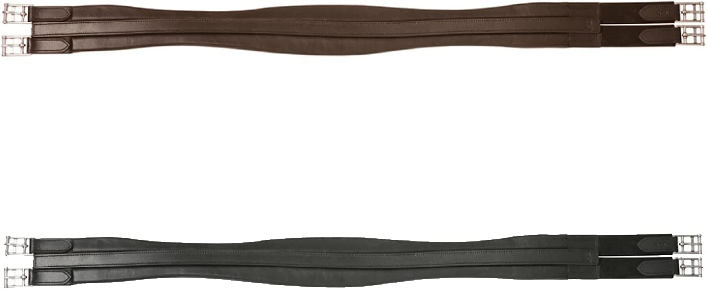 (Ekia) 3338025599276 Horse Riding Equipment R. World Leath.Girth Black 115 203099115, oner Size, Other