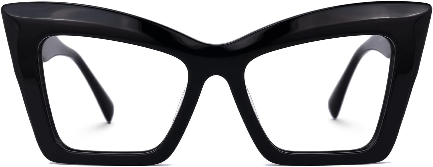 Zeelool Fashion Cat Eye Blue Light Blocking Glasses, Glasses Frame for Women Boland ZJGA939170-01 Black