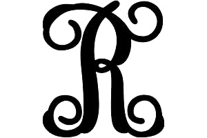 PK Décor Metal Wreaths for Front Door - ACM Metal Initial Monogram...