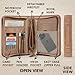 Bible Cover Case, Premium, Leather Carrying Case with Handle&Zippered Pocket for Standard Size and Bible Accessories, Large Bible Bag, Ideal Gift for Women Men Lady Girls