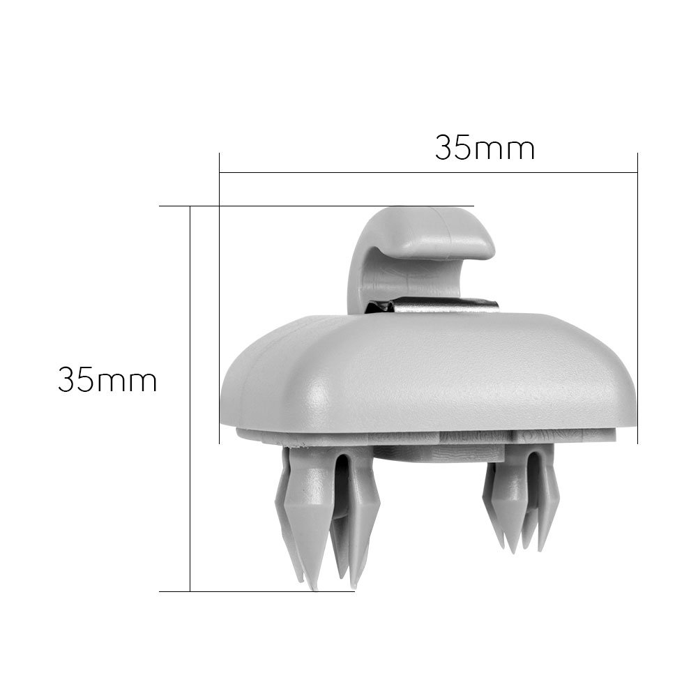 Clip Crochet Pare Soleil GRIS AUDI A1 A3 A4 A5 Q3 Q5 S3 S4 S5 TT 8u0857562a 333976048772 - Foto 2