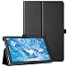 Produktbild Fintie Hülle für TECLAST P20HD/ M40/ M40SE/ YESTEL T5 Tablet/Dragon Touch Notepad 102/ Blackview Tab8 10,1" - Kunstleder Folio Schutzhülle Case Cover Standfunktion und Pen Loop, Schwarz