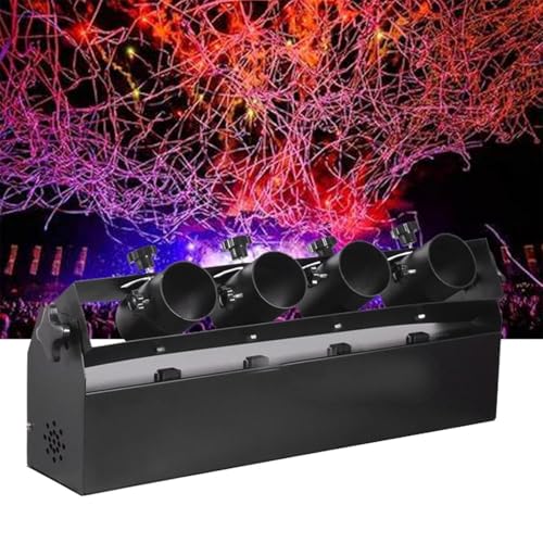 Lanzador de confeti inalámbrico, lanzador de confeti profesional, máquina de cañón de confeti eléctrico para eventos especiales, fiestas, clubes, bodas, conciertos