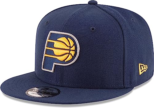New Era NBA 9FIFTY Adjustable Snapback Hat Cap One Size Fits All (as1, Alpha, one_Size, Indiana Pacers)