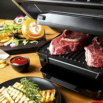 MAXXMEE Kontakt-Grill XL mit 6 Grill Programmen | Touch-Display mit LED Farb Countdown, mit abnehmbaren Grillplatten und… – Bild 6