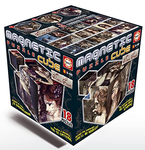 Educa Borrás 14061 - Magnetic Puzzle Cube 27 Victoria Frances