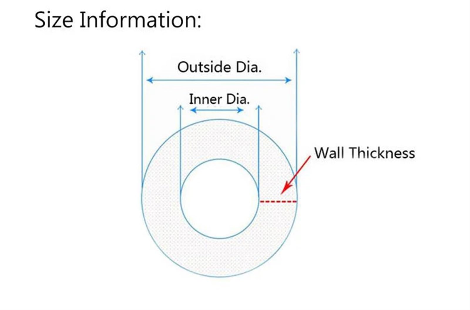 Tubi in silicone | Tubi in silicone di dimensioni trasparenti(5 METERS-ID 8MM OD 12MM)