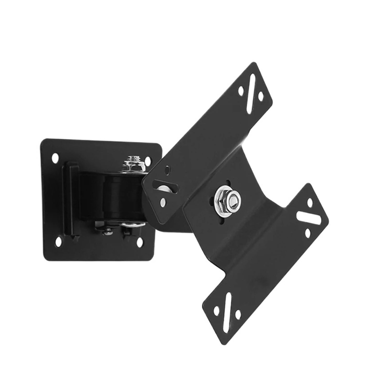Supporto universale girevole da parete per TV, compatibile con TV LCD LED da 14 a 27 pollici (albero in plastica)