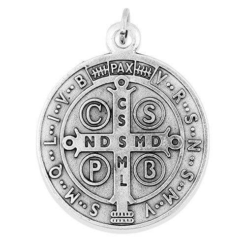 Medalha Grande São Bento Vaticano Importado - 5 cm de diâmetro