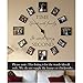 Produktbild XQWZM Worth Every Second Lettering Wall Stickers Family Quotes Wall Decals Living Room Vinyl Wall Decor